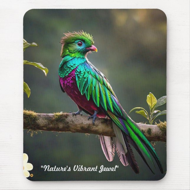 "Emerald Elegance" Mouse Mat (Front)