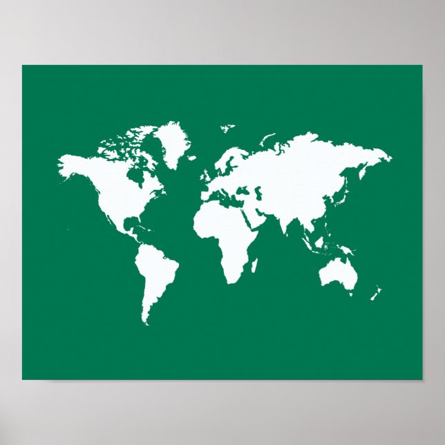 Emerald Elegant World Poster (Front)