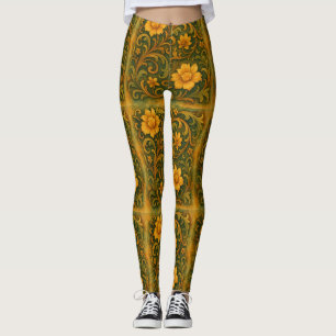 Emerald Enclave™  MaelstroMedia Botanical Reverie Leggings