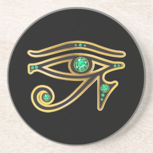 Emerald Eye of Ra in Gold Coaster