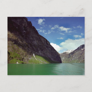 Emerald Fjord Dream Postcard
