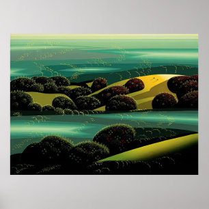 Emerald Fog - 1993; United States  Eyvind Earle Poster