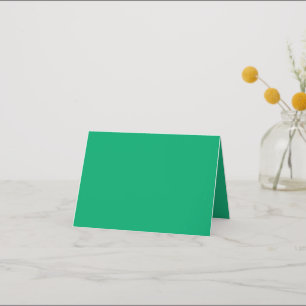 Emerald Folded Thank You Card – Customisable