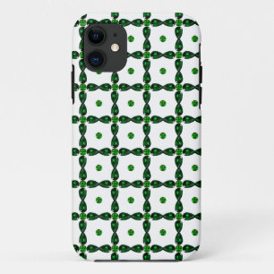 Emerald Gemstone Art, Green iPhone 11 Case