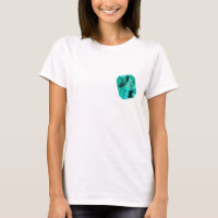 Emerald Gemstone printed on