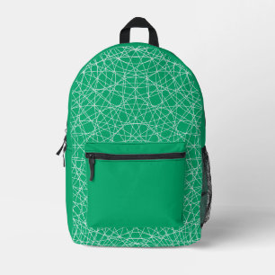 Emerald Geometric Backpack – Customisable