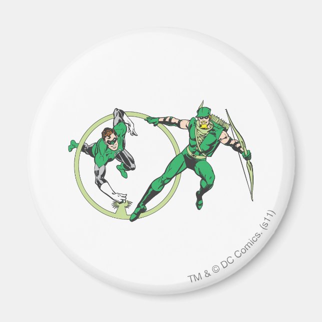 Emerald Gladiator & Emerald Archer Magnet (Front)