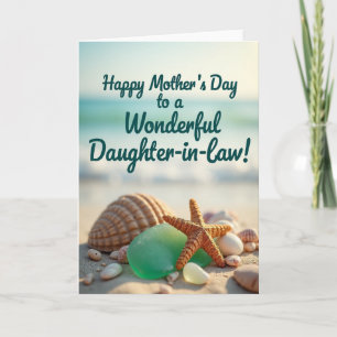 Emerald Glass Mothers Day Card