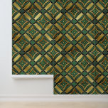Emerald & Gold Art Deco Wallpaper<br><div class="desc">An elegant pattern that will take you back to the golden era</div>
