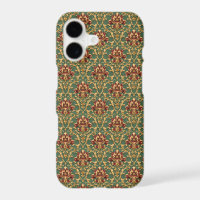 Emerald Gold Baroque Damask