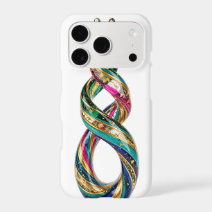 Emerald Gold Magenta Turquoise Twisted