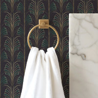 Emerald Green And Black Art Deco 