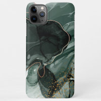 Emerald Green and Gold Marble, Marble Background