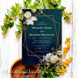 Emerald Green and Gold Wedding