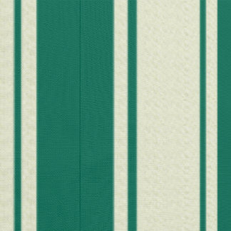 Emerald green and ivory ticking wallpaper