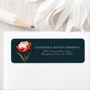 Emerald Green and Red Tulip Wedding Return