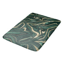 Emerald Green Black Gold Marble #1 #decor #art