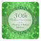 Emerald Green Bokeh 30th Anniversary Sticker