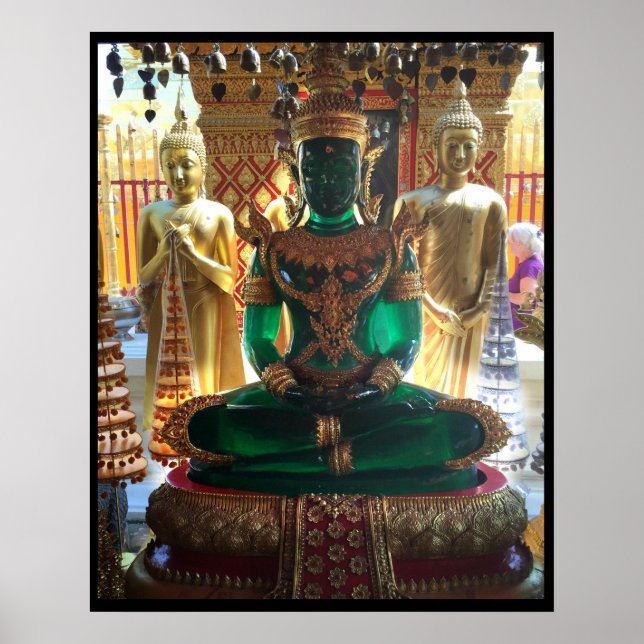 Emerald Green Buddha Doi Suthep Poster (Front)