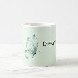 Emerald Green Butterfly Dream Coffee Mug