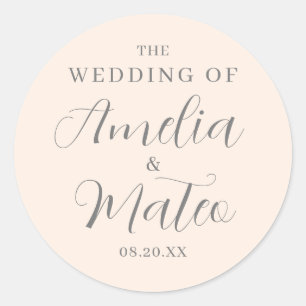 Emerald Green Calligraphy Wedding Envelope Seal