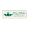 Emerald Green Celtic Claddagh Wedding Address