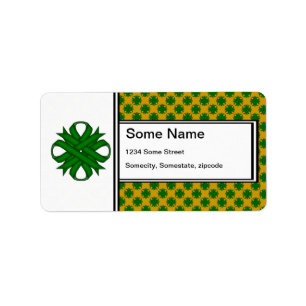 Emerald Green Clover Ribbon by Kenneth Yoncich Label