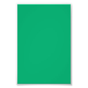 Emerald Green Custom Photo Enlargement Print