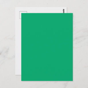 Emerald Green Custom Postcard