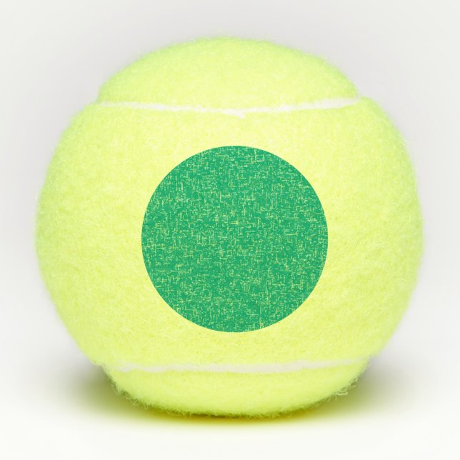 Emerald Green Custom Tennis Ball (Front)