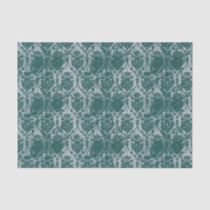 Emerald Green Damask Tissue Paper