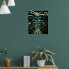 Emerald Green Enchanted Forest Quinceañera Welcome