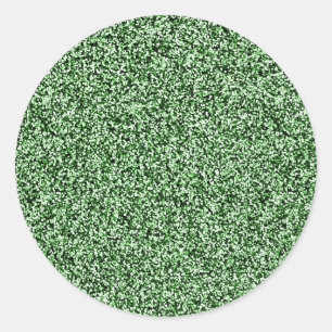 Emerald Green Faux Glitter Envelope Seals