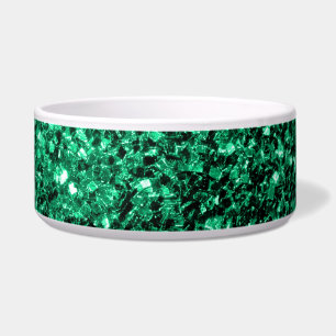 Emerald Green faux glitter sparkles