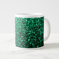 Emerald Green faux glitter sparkles