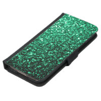 Emerald Green faux glitter sparkles