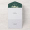 Emerald Green Floral Monogram QR Code Wedding