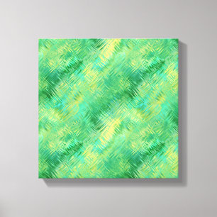 Emerald Green Glassy Texture Canvas Print