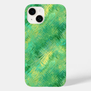 Emerald Green Glassy Texture Case-Mate iPhone 14 Case