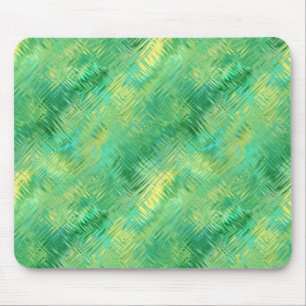 Emerald Green Glassy Texture Mouse Mat