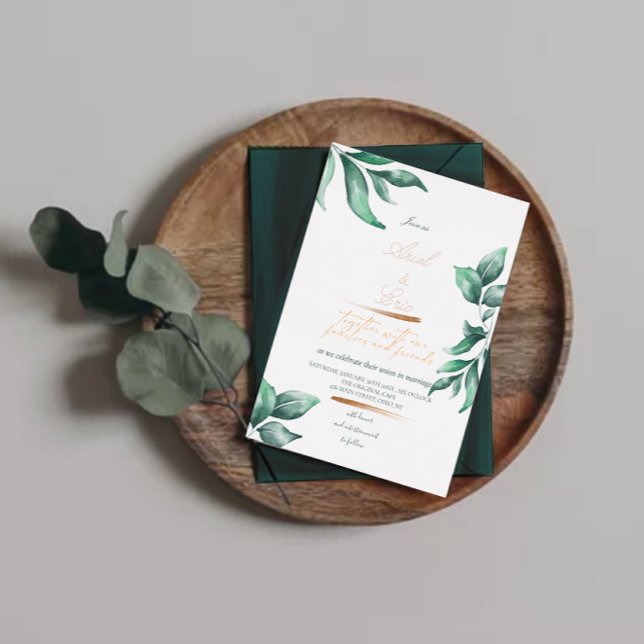 Emerald Green & Gold Eucalyptus Wedding (Creator Uploaded)
