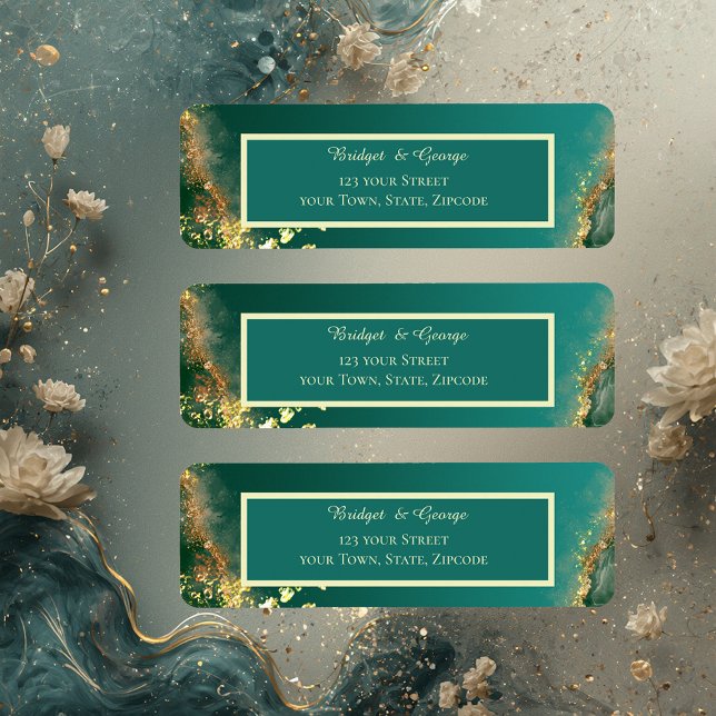 Emerald green gold jewel tones wedding (Creator Uploaded)