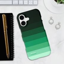 Emerald Green Gradient Colour Stripes