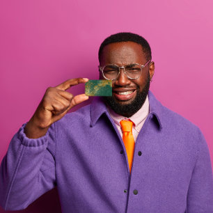 Emerald Green Grungy Distressed Gold Vip Business Card