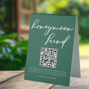Emerald Green Honeymoon Fund QR Code