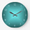 Emerald Green Illuminated>Plain wall Clock