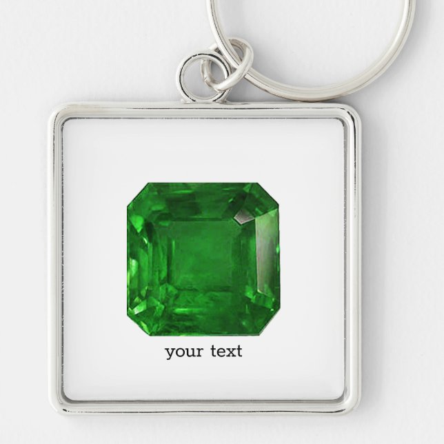 Emerald Green Key Ring (Front)