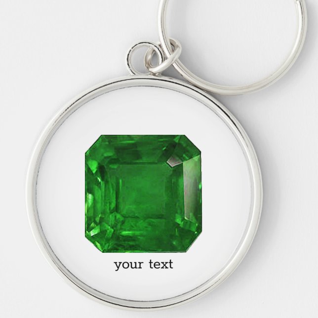 Emerald Green Key Ring (Front)