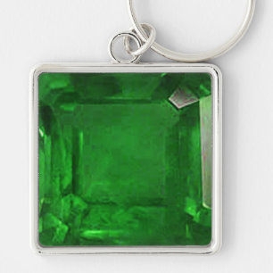 Emerald Green Keychain