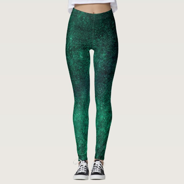 Emerald Green Leggings (Front)